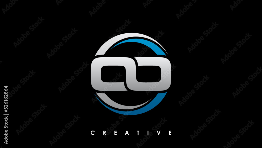 OO Letter Initial Logo Design Template Vector Illustration OO Letter Initial Logo Design Template Vector Illustration