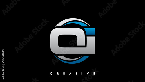 OI Letter Initial Logo Design Template Vector Illustration
