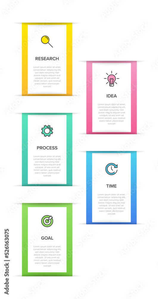 Vertical infographic design with icons and 5 options or steps. Thin line. Infographics business concept. Can be used for info graphics, flow charts, presentations, mobile web sites, printed materials. Vertical infographic design with icons and 5 options or steps. Thin line. Infographics business concept. Can be used for info graphics, flow charts, presentations, mobile web sites, printed materials.