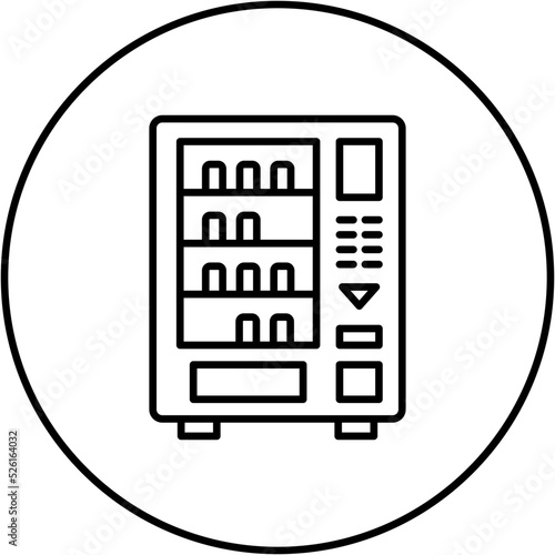 Vending Machine Line Icon