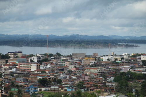 Visão aérea da cidade de Altamira, no Pará. Município às margens do rio Xingu, é o maior do Brasil em área territorial photo