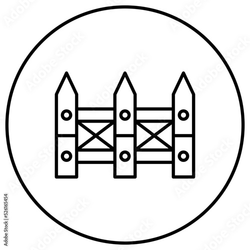 Fence Line Icon