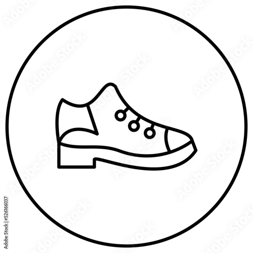 Casual Shoes Line Icon