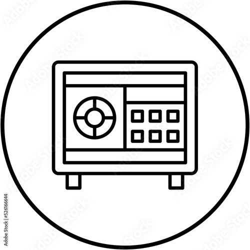 Safe Box Line Icon