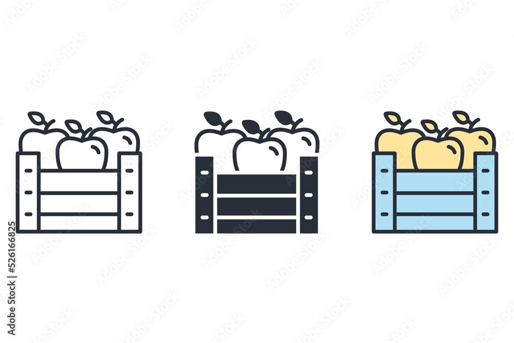 harvest icons symbol vector elements for infographic web harvest icons symbol vector elements for infographic web