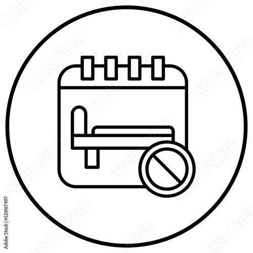 Overbooked Line Icon