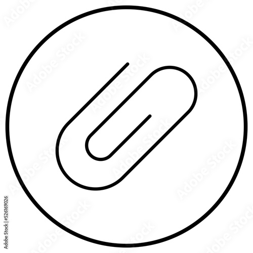 Paperclip Line Icon