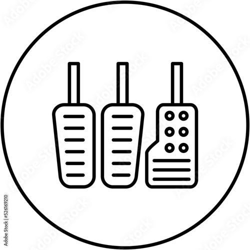Pedals Line Icon
