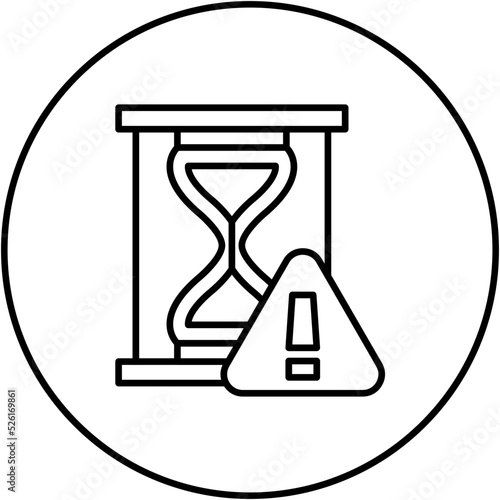 Procrastination Line Icon