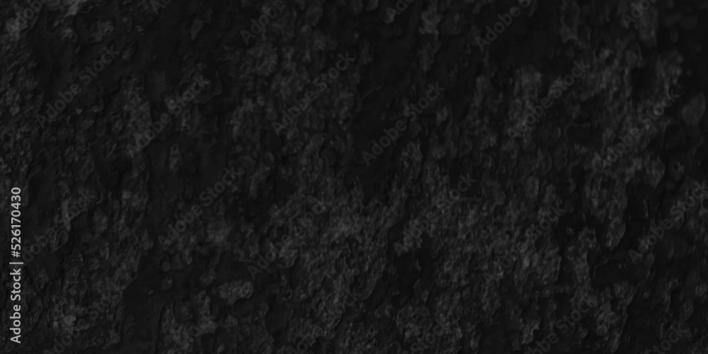 Fototapeta premium Abstract old and grainy dark slate blackboard or cardboard texture, Creative and old black wall or marble texture, dusty and high detailed black grunge texture, black background with vintage grunge.