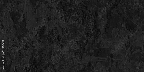 Abstract old and grainy dark slate blackboard or cardboard texture, Creative and old black wall or marble texture, dusty and high detailed black grunge texture, black background with vintage grunge.