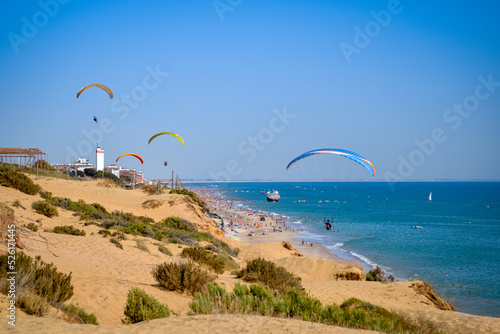 vuelo en parapente en Matalascañas con DParapente