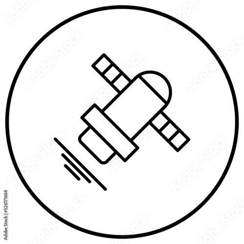 Sputnik Line Icon