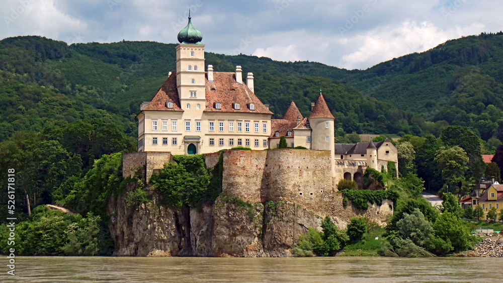 castle in the danube river