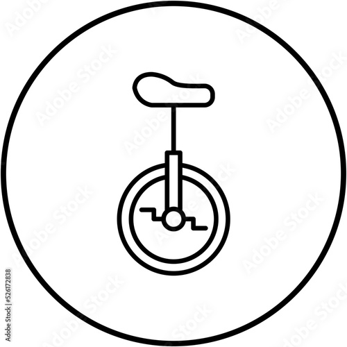 Monocycle Line Icon