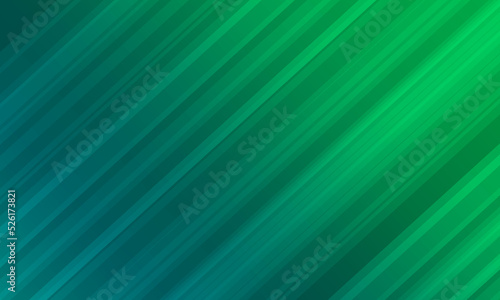 Abstract background of gradient stripes in Green colors