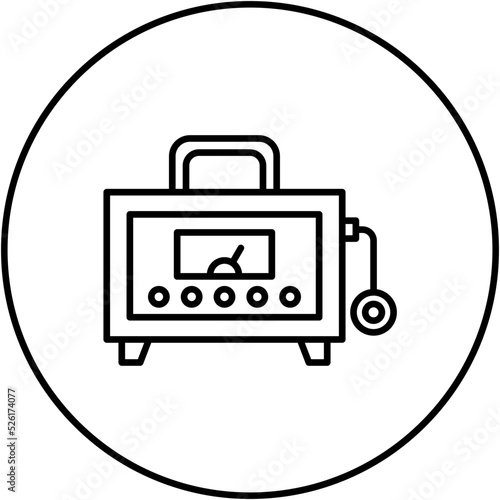 Dosimeter Line Icon