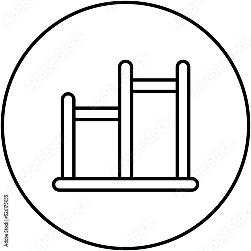 Chin Ups Line Icon