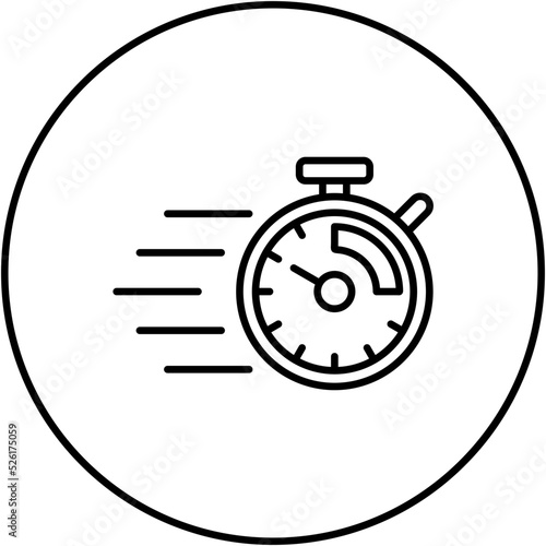 Chronometer Line Icon photo