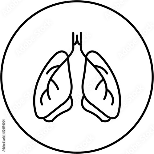 Pulmonology Line Icon