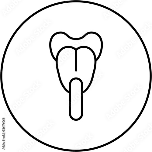 Tongue Depressor Line Icon