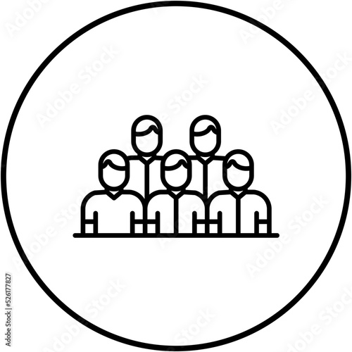 Spectator Line Icon