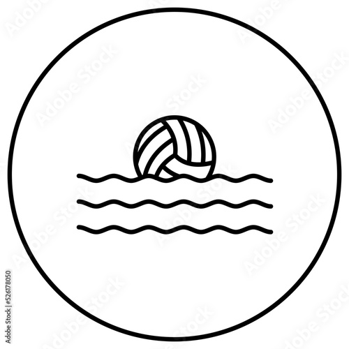 Waterpolo Line Icon