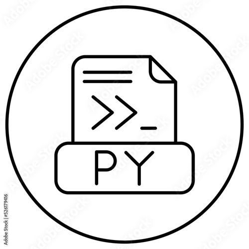 Python File Line Icon