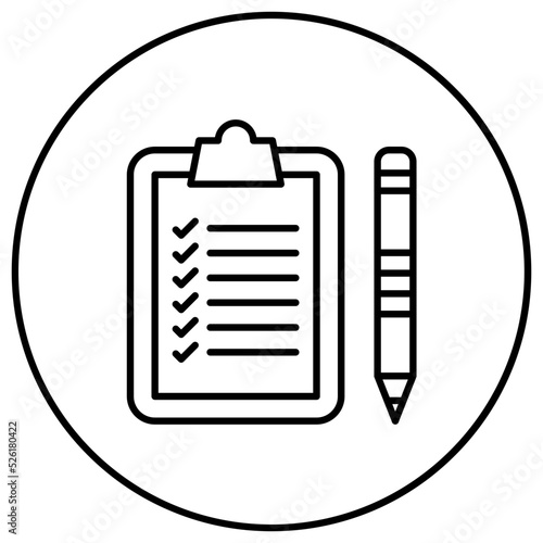 Tasks List Line Icon