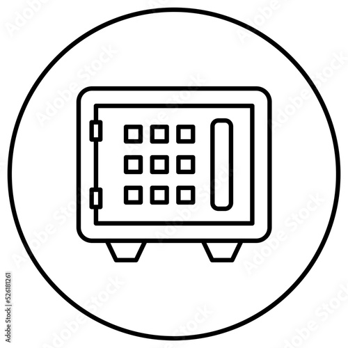 Strongbox Line Icon