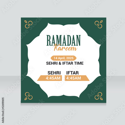 Ramadan Kareem Banner Template
