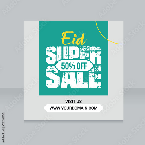 Eid Sale Offer Banner Ad