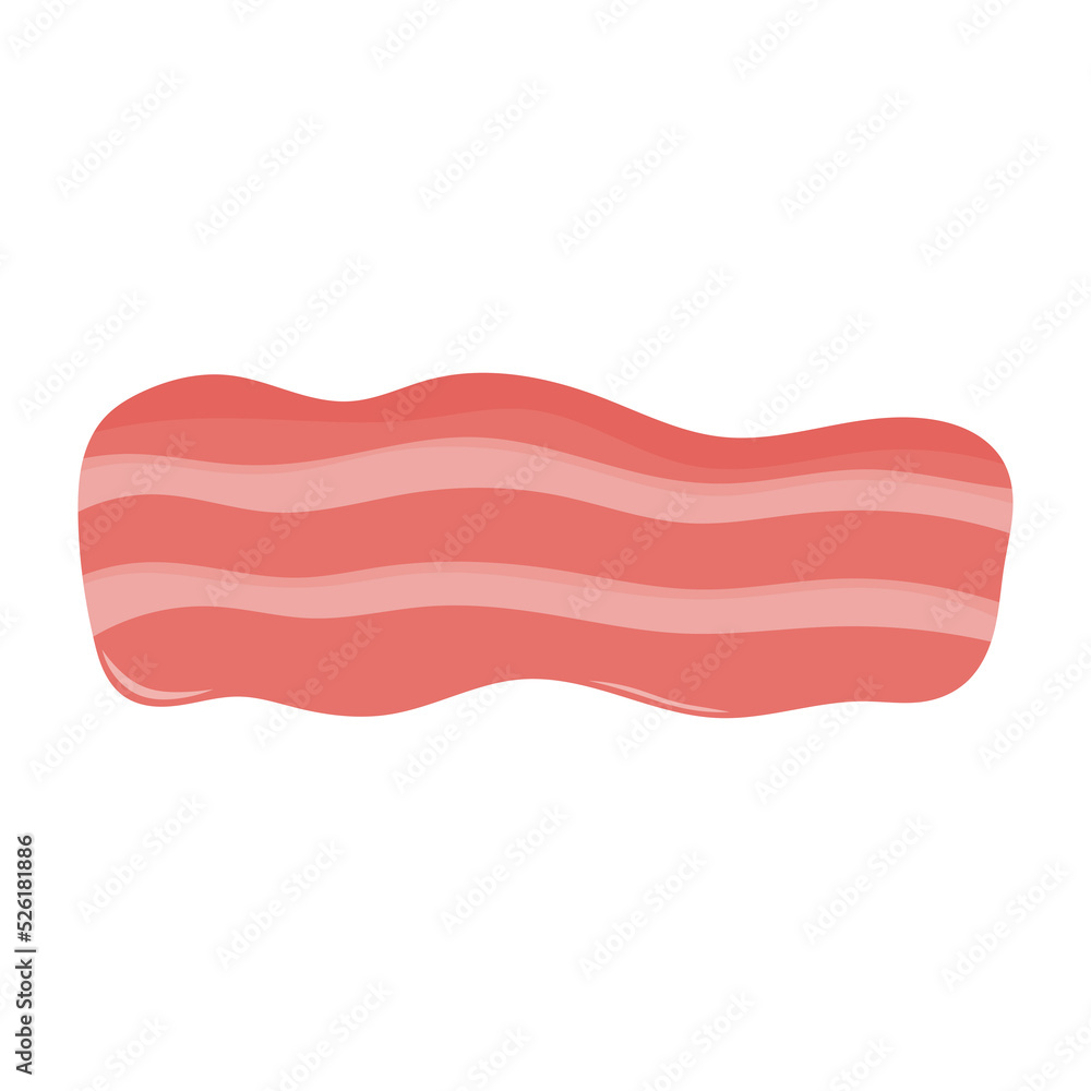 Kawaii Bacon icon. Kawaii Bacon icon.