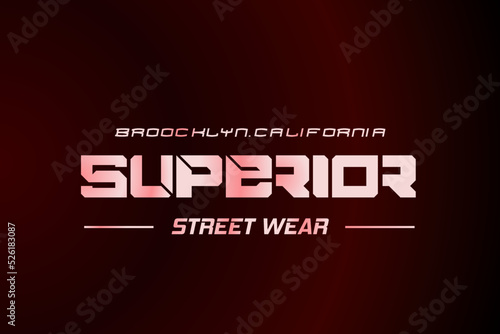 Superior editable typographic design