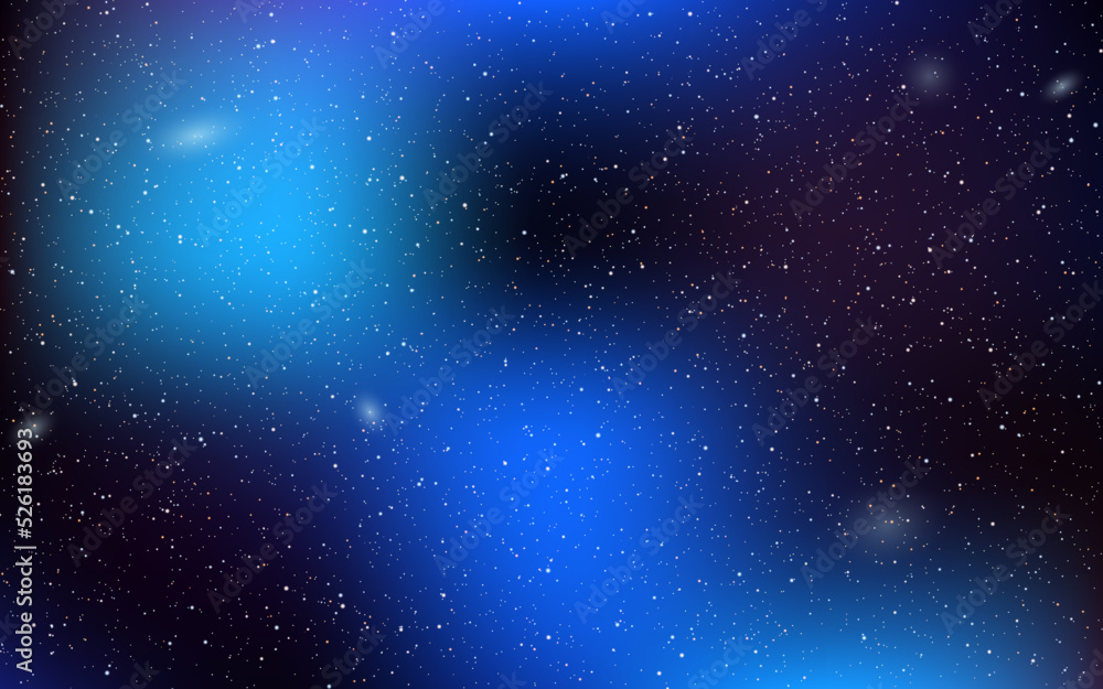 Night sky vector background with stars, nebula and star clusters
Night sky vector background with stars, nebula and star clusters
