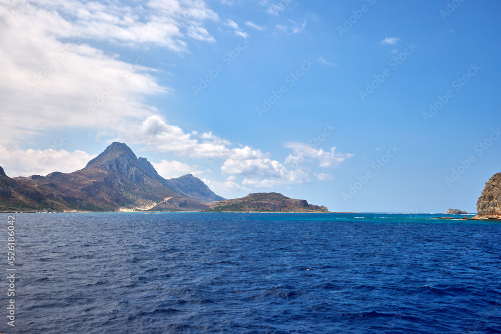 Greece, Crete, Top of Gramvoussa Island