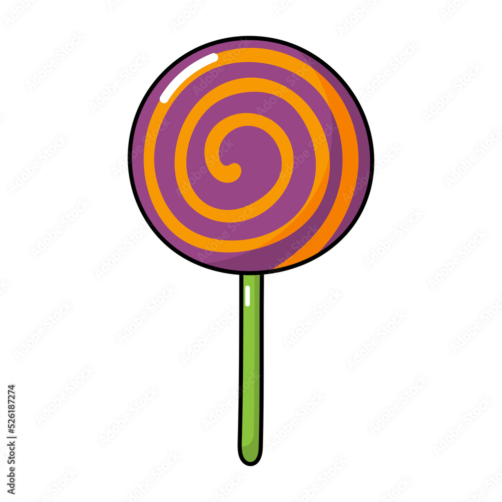 Lollipop icon. Lollipop icon.