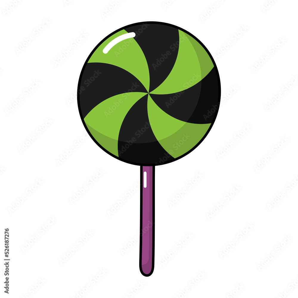 Lollipop icon. Lollipop icon.