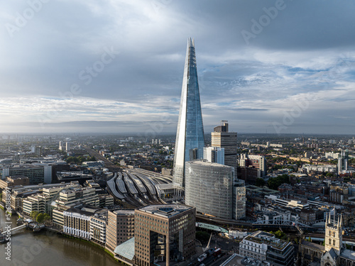 London city shard aerial view  photo