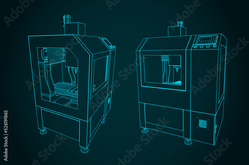 CNC PCB drilling and routing machine