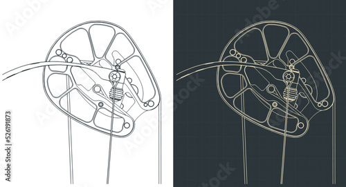 Compound bow cam blueprints