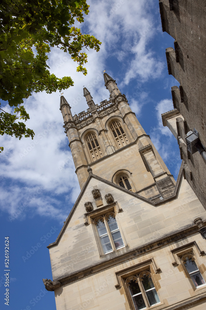 church, tower, oxford, university, oxfordshire, engeland, uk, great brittain, 