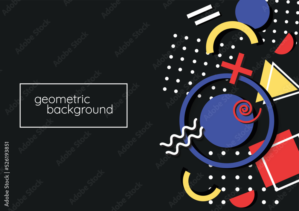 Fototapeta premium abstract geometric background vector design for banner wallpaper