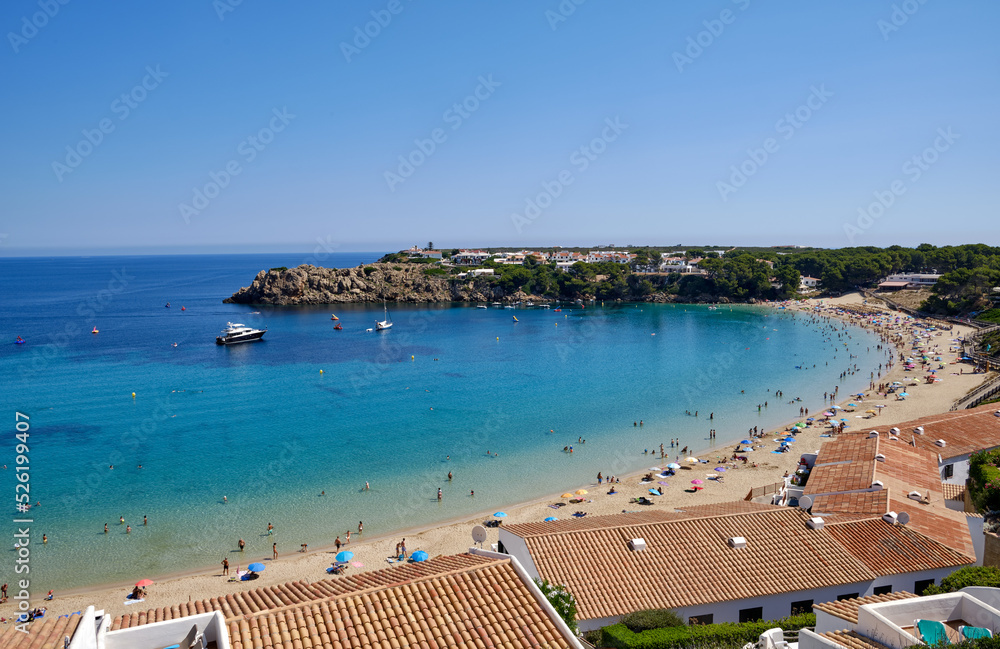 Menorca, Spain: View of Arenal d'es Castell beach in Menorca, Spain