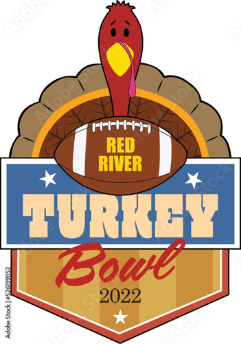 A turkey bowl logo.