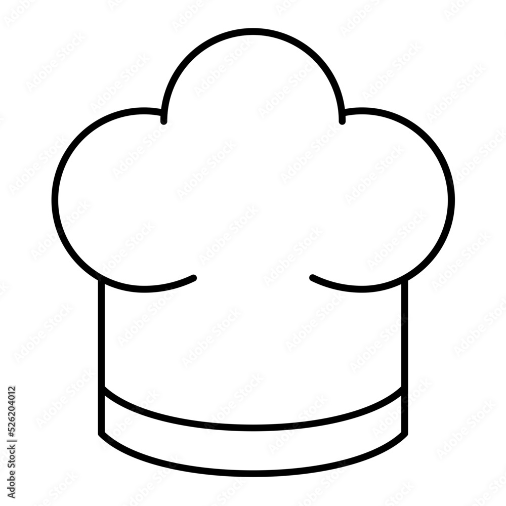 Chef Hat Line Icon Chef Hat Line Icon