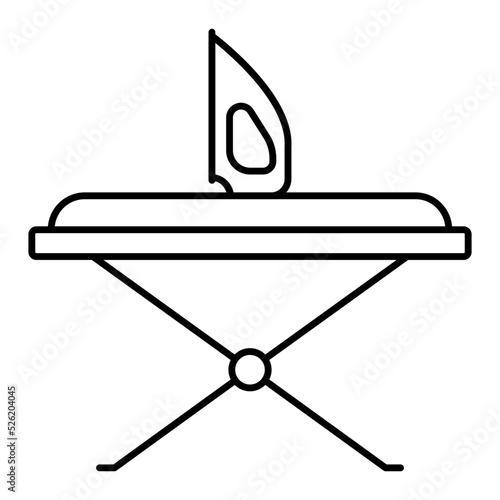 Iron Table Line Icon