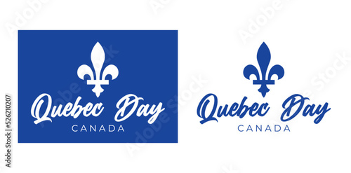 QUEBEC Day canada with city symbol abstract wallpaper in white and bluecan be use for poster banner celebration advertisement product design food and beverage label special event