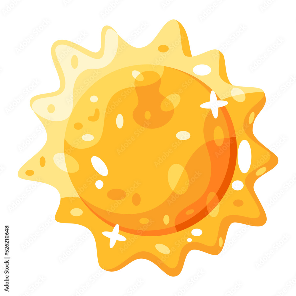 Isolated sun bright beach vector illustration Isolated sun bright beach vector illustration