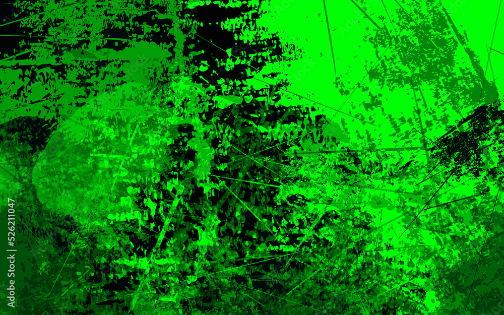 Abstract grunge texture black and green color background